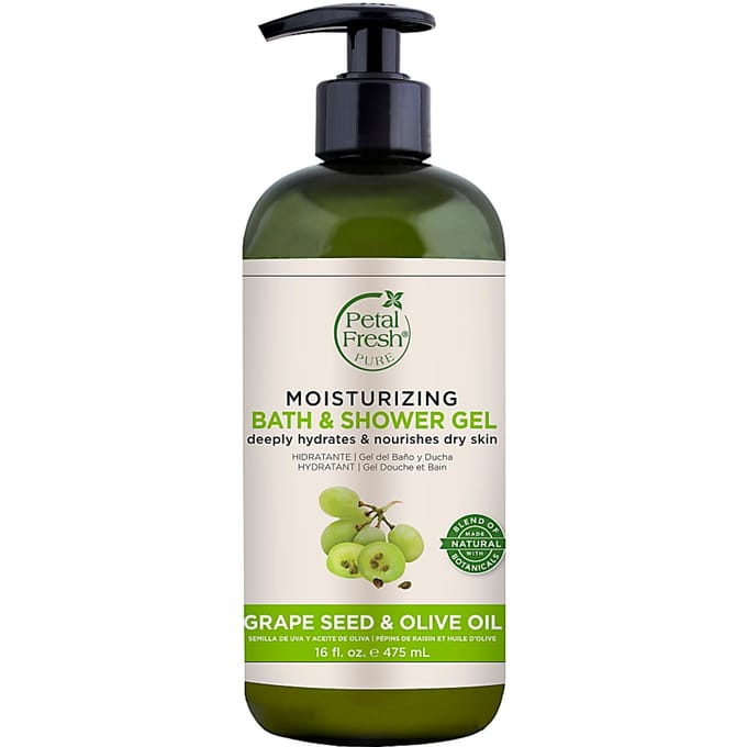 Petal Fresh Bath & Shower Gel Grape Seed & Olive Oil 475 ml