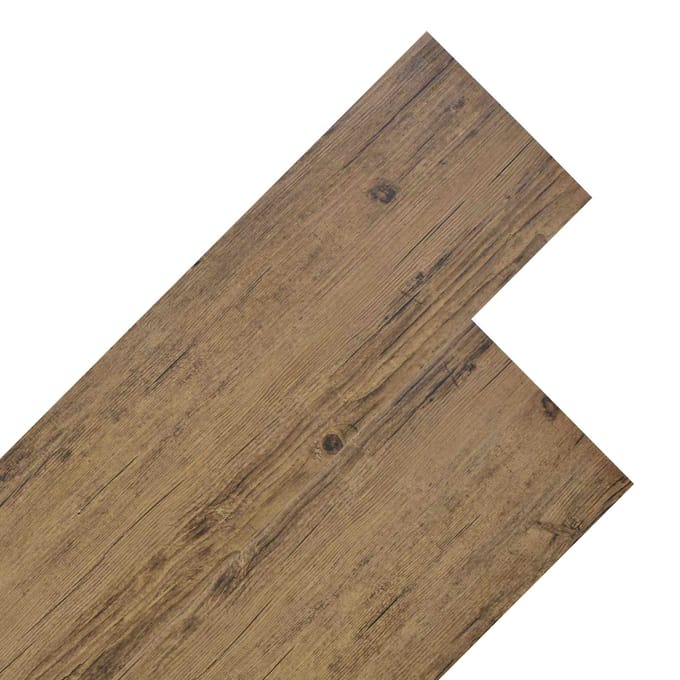 vidaXL - Vloerplanken - Walnootbruin - 5,26 - m² - 18 - st - PVC