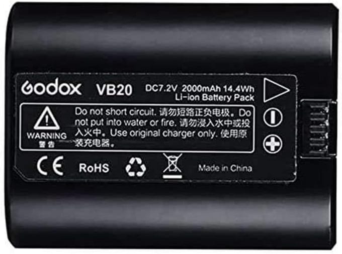 Oplaadbare Lithium-Ion Accu voor Flitsers