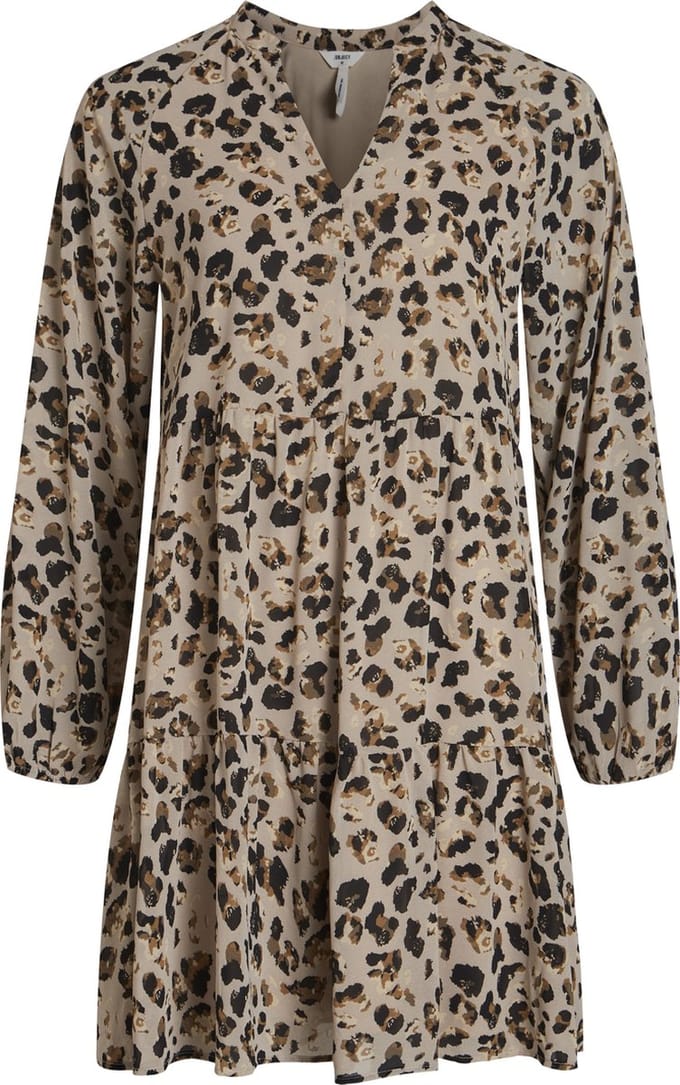 Object Collectors Item OBJMILA GIA L/S DRESS NOOS Dames Jurk - Maat 36
