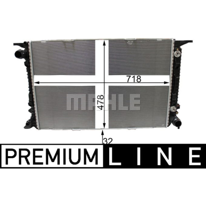 Radiator, motorkoeling MAHLE CR 2178 000P