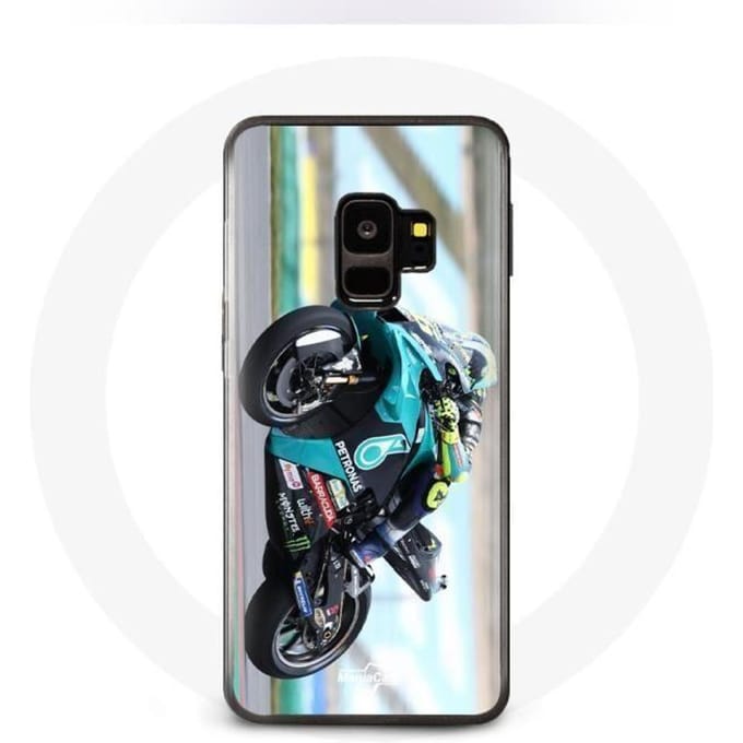 Coque pour Samsung Galaxy S9 plus Valentino Rossi pilote de moto