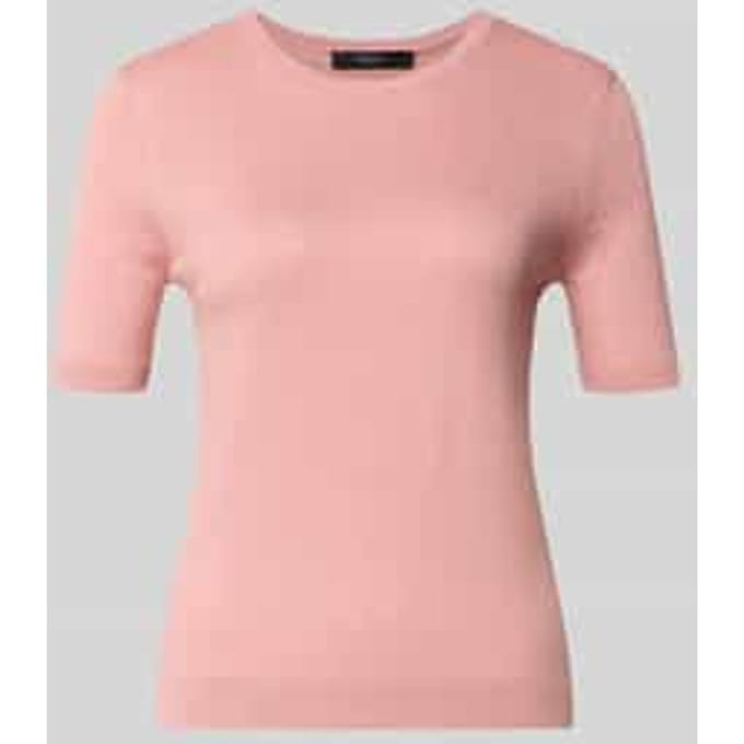 Slim fit gebreide pullover van mix van zijde en wol Model 'GABARRA'