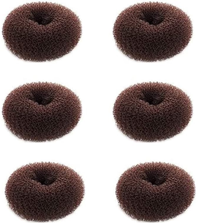Kinder Haar Bun Maker - Donut Sok Vorm - Snel Kapsel Maken - Mini Maat 6cm - 6 Stuks Set