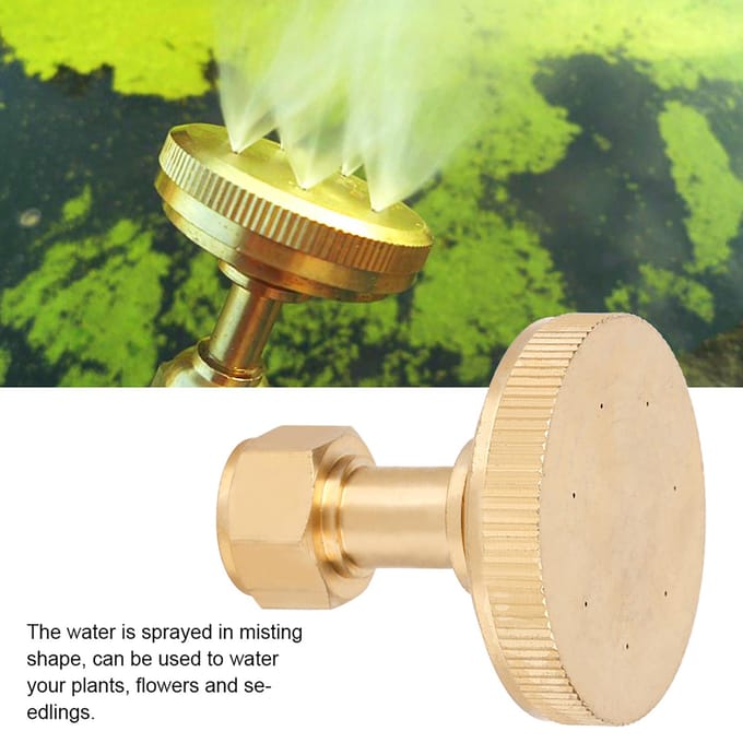G1/4  Binnendraad 7 Gaten Vernevelsproeier Tuinbewatering Sproeikop (Direct) beige