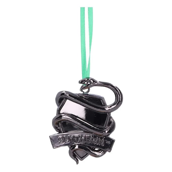 Nemesis Now - Harry Potter Slytherin Crest (Silver) kerstversiering