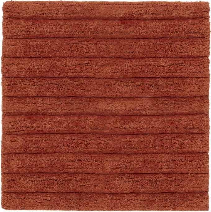 Heckett & Lane Badmat Vivienne (Copper Orange) : Maat: Bidetmat 60x60 cm