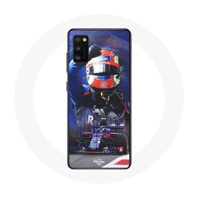 Coque pour Samsung Galaxy S20 plus Formule 1 Pierre Gasly Pilote automobile F1 Rouge Bleu