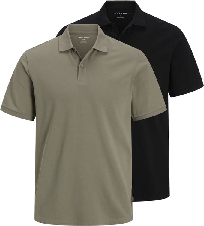 JACK & JONES- JJKANE POLO SS 2PK MP - Heren - T-shirt