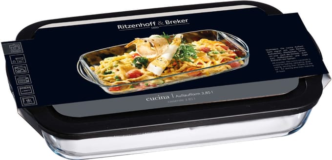 Flirt by R en B ovenschaal Cucina, van glas, 3,85 liter