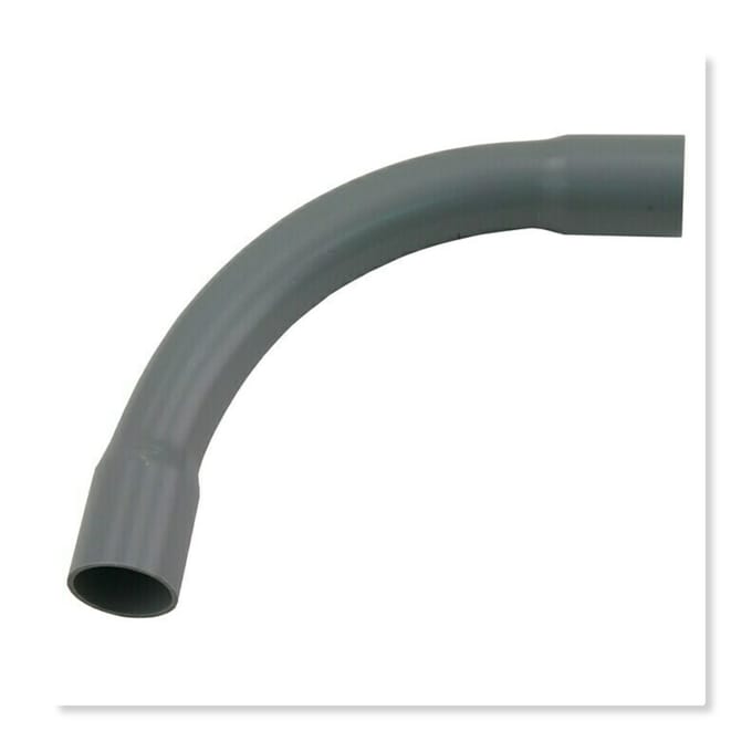 Pipelife BOCHT PVC 3/4 GRIJS 3 stuks