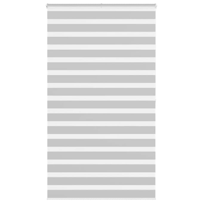 vidaXL - Zebra - rolgordijn - 120x200 - cm - stofbreedte - 115,9 - cm - lichtgrijs