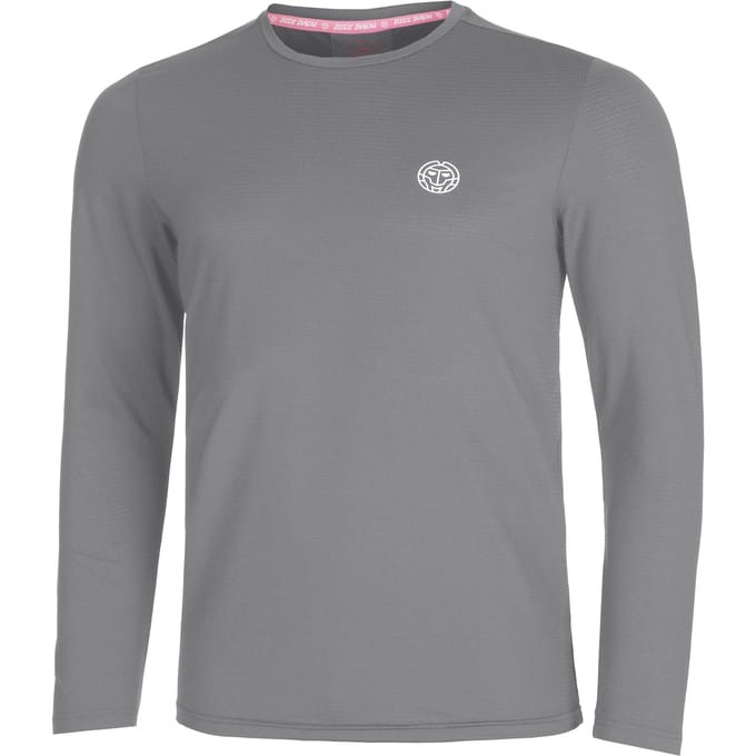BIDI BADU Crew Roundneck Longsleeve Heren-Grijs