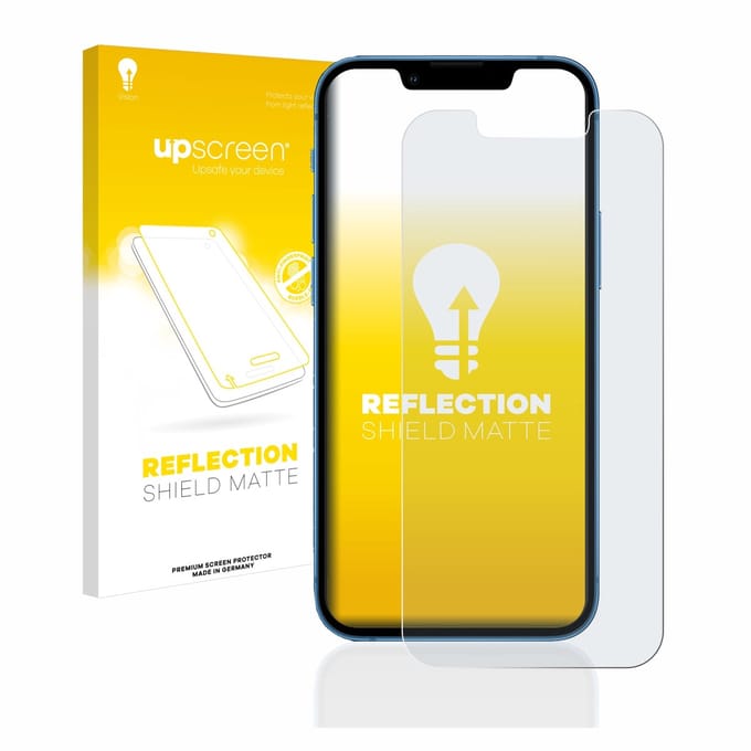 upscreen - Screenprotector voor Apple iPhone 13 mini - Folie Beschermfolie anti glare matte