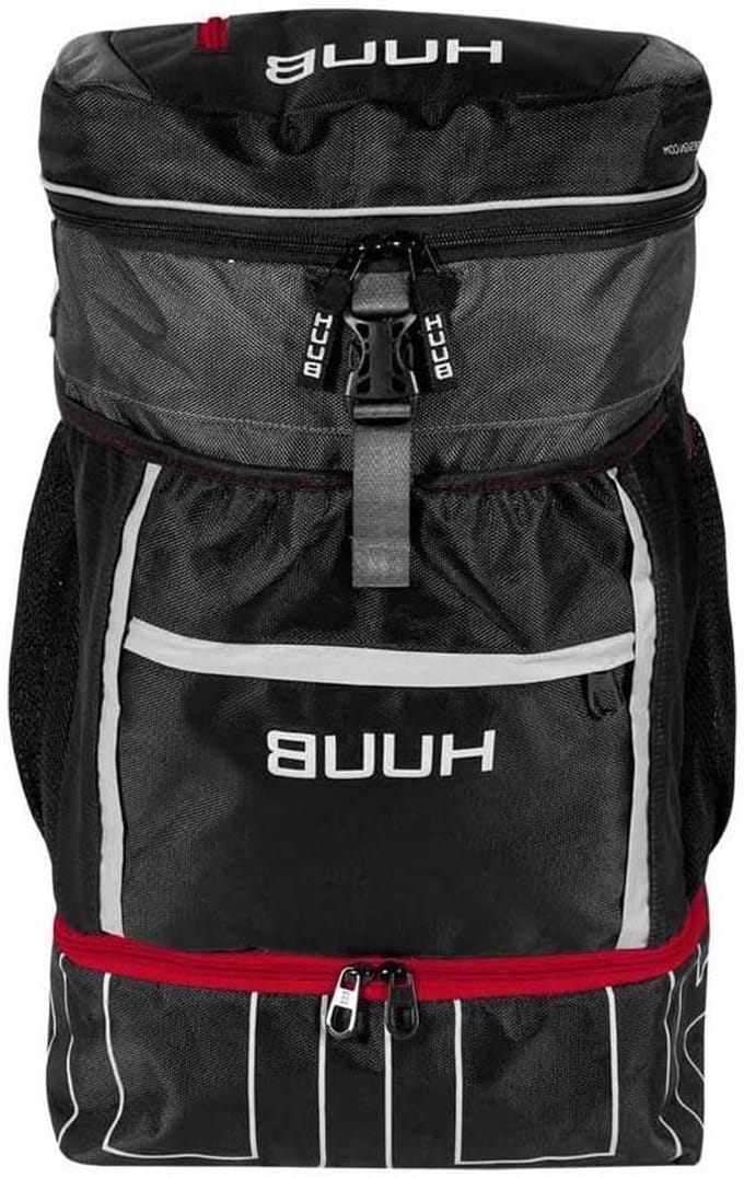Huub Transition II Rugzak, Zwart/Donkerrood