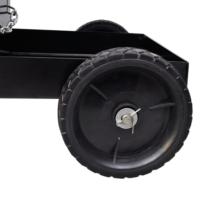 vidaXL - Lasgereedschap - wagen - 3 - planken - zwart