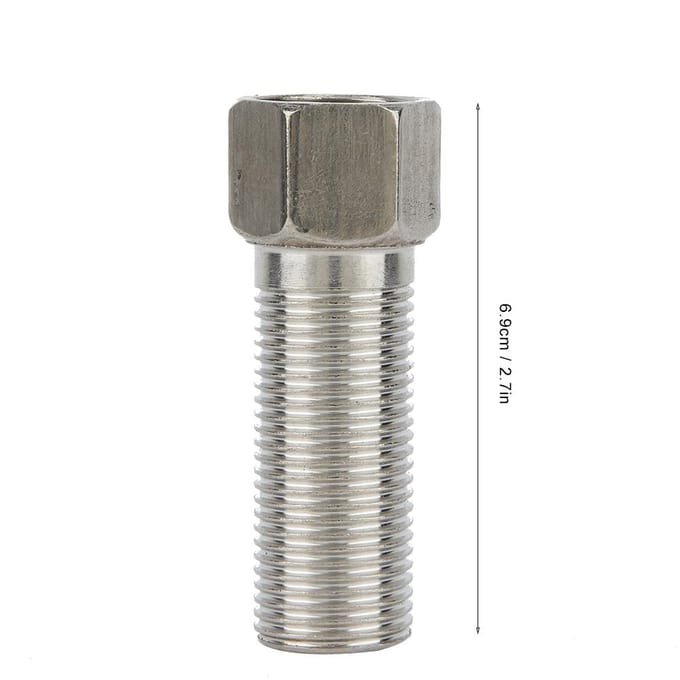5 stuks G1/2  RVS Pijpfittingen Adapter Connector voor Badkamer Keuken (B)