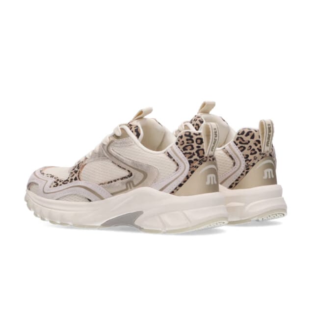 Maruti Novi Leather U82 Beige Leopard Sneakers Beige Luipaard Leer Dames - Beige Leopard - 42