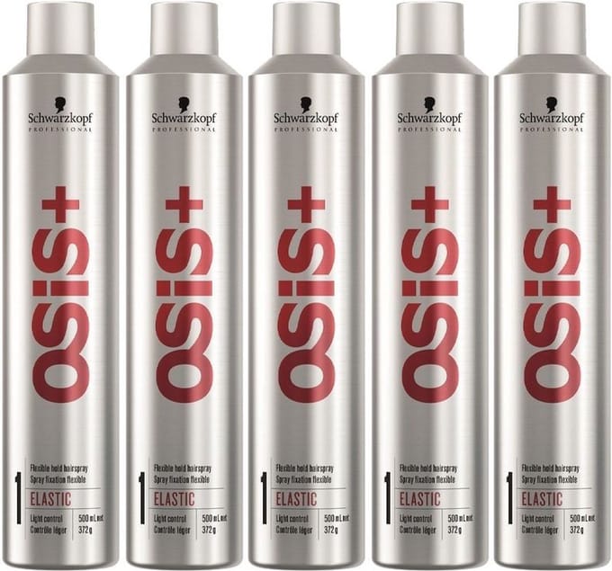 10x Schwarzkopf Osis Elastic Hairspray 500ml