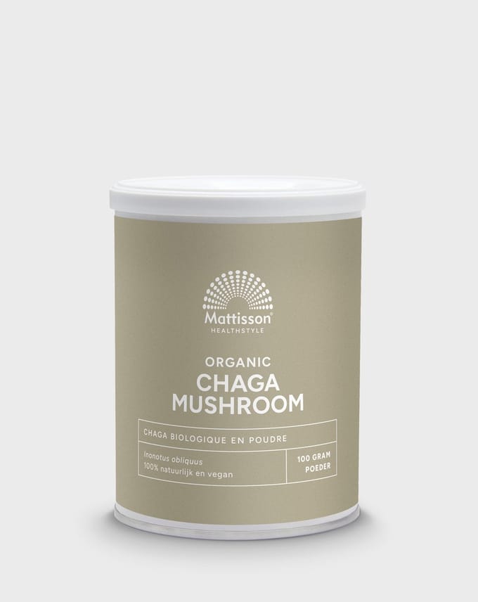 Mattisson - Biologisch Chaga Mushroom Poeder - 100 gram