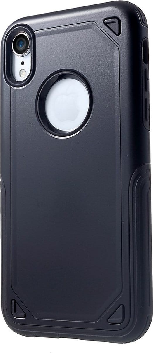 Peachy ProArmor protection hoesje bescherming geschikt voor iPhone XR case - Black