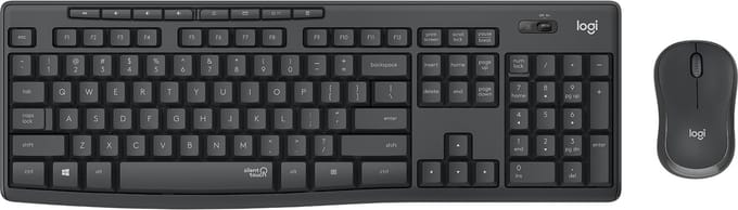 Logitech MK295 Silent - Draadloze muis en toetsenbord - Hongaars / Zwart