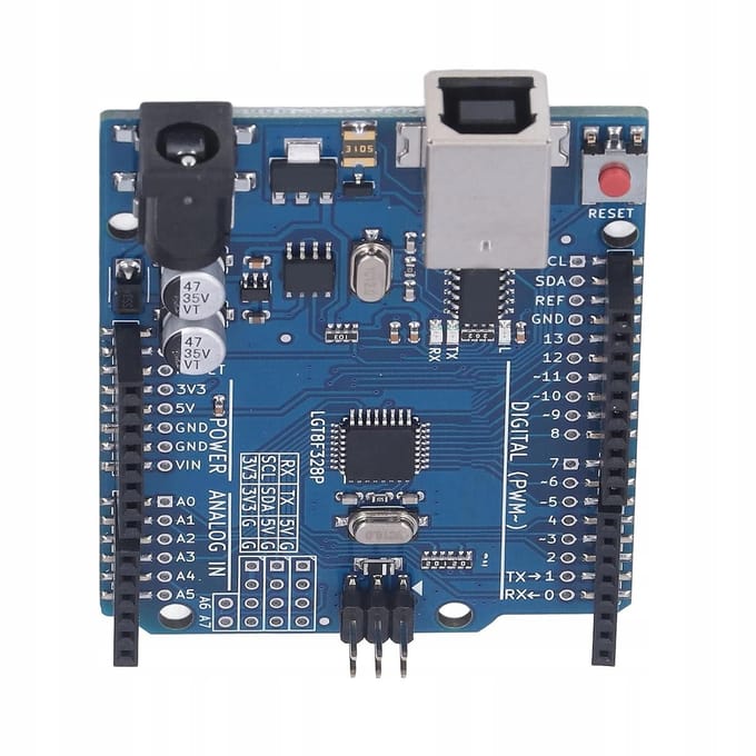 Rosfix Microcontrollermodule ACS A1 - ATmega328P-AU SMD - USB-UART CH340, 5V, 16MHz, 40x Goldpin - Geschikt voor Arduino