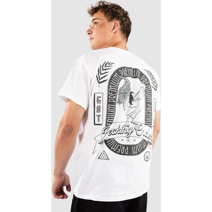 Dravus Pecking Order T-Shirt wit