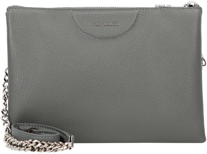 Ted Baker Leren schoudertas Esille Webbing Crossbody Bag Mid - Grey grijs