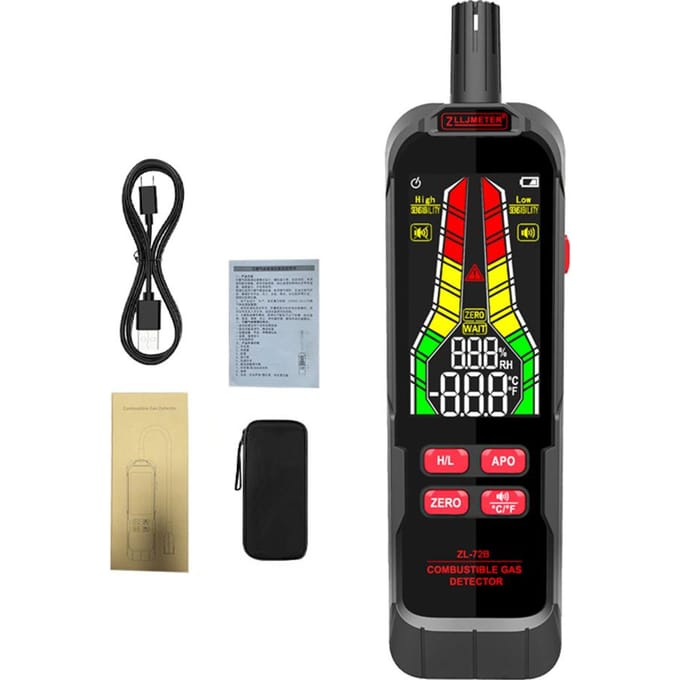 Draagbare brandbare gassen Lekdetector voor draagbare brandbare gassen ZL72B (Charging)