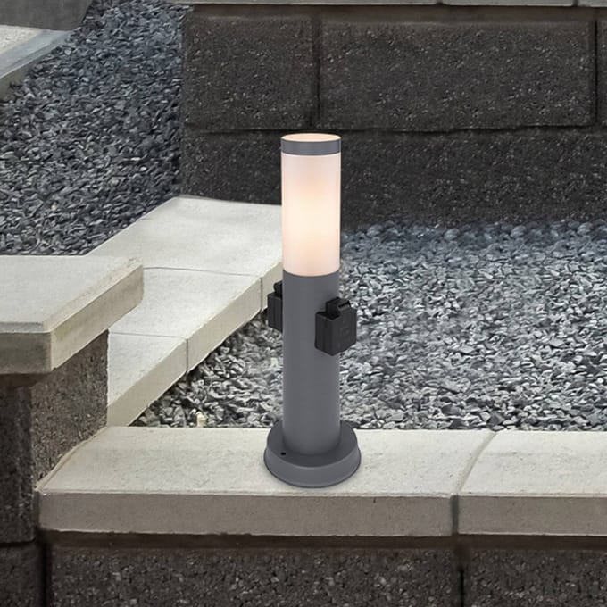Buitenlamp met bewegingssensor | RVS | Antraciet | Buitenlamp met sensor