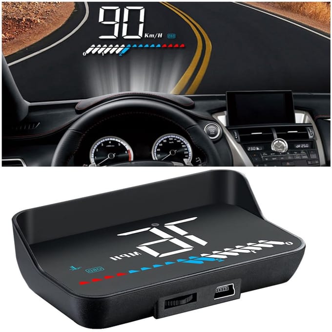 Auto Head-Up Display Universeel OBD2 GPS Snelheidsmeter