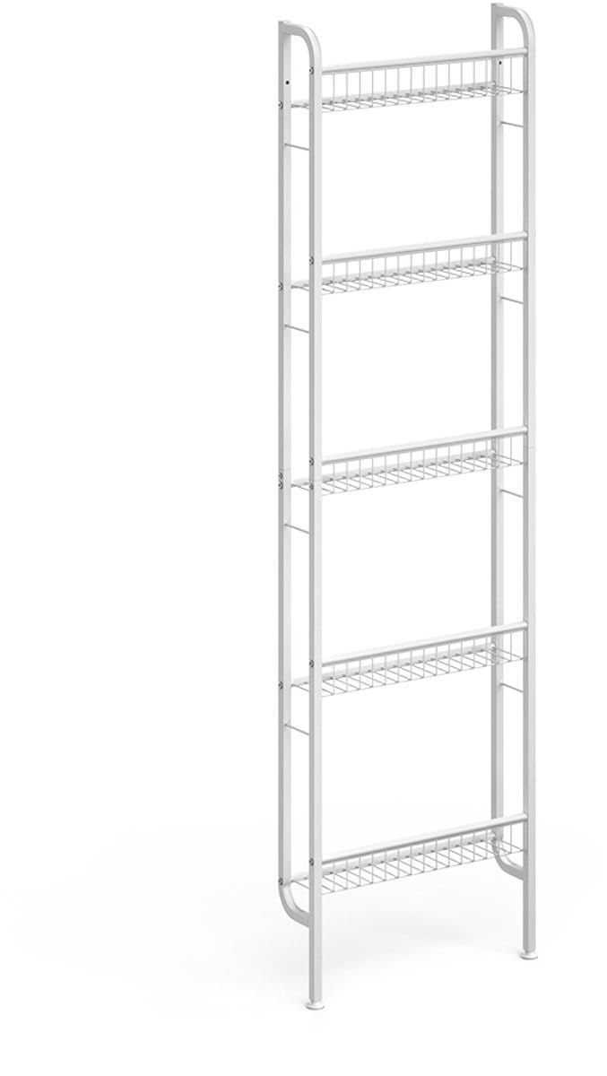 Vicco Klivo Ladderrek – 44.5 x 160 cm met 5 planken Wit