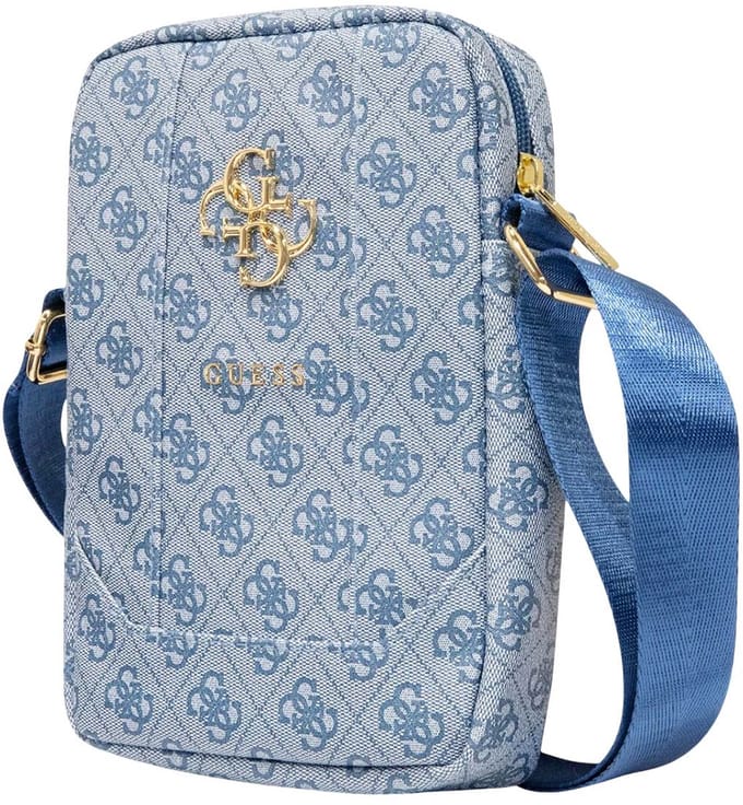 GUESS, 10'' Schoudertas Model 4G, Blauw