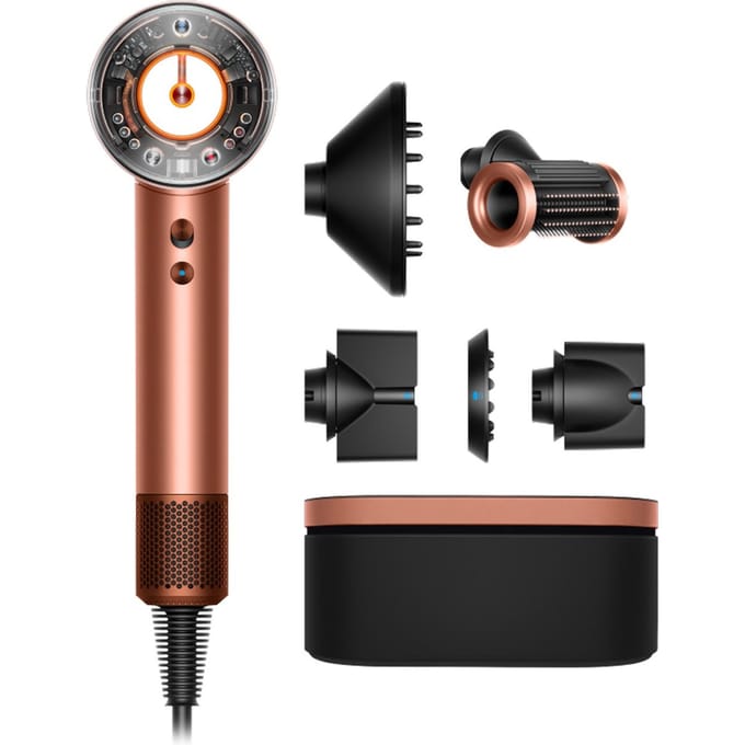 Dyson Supersonic Nural Straight+Wavy - Föhn - Amber Silk/Pink Champagne