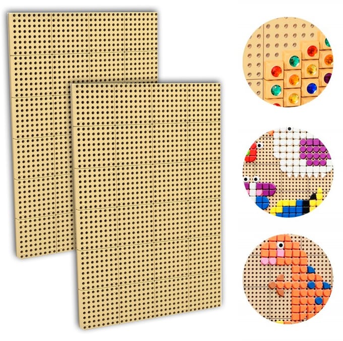 Masterkidz Creative Stem Science Bord set van 2 + montagepaneel 120x80cm