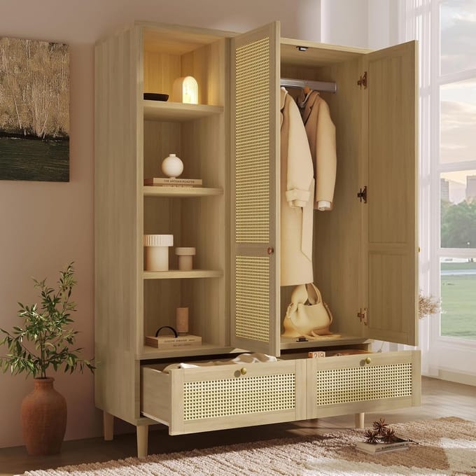 Luxe Kledingkast – 180x120x50 cm – Industrohome