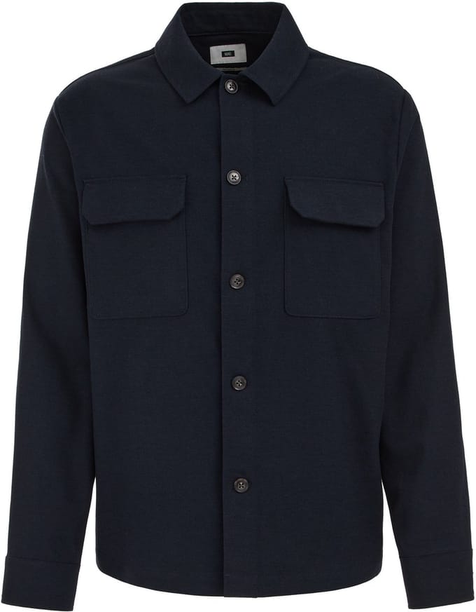 WE Fashion Overshirt Dark Blue Taglia: M | Camicie Casual Outlet | Uomo | Blu