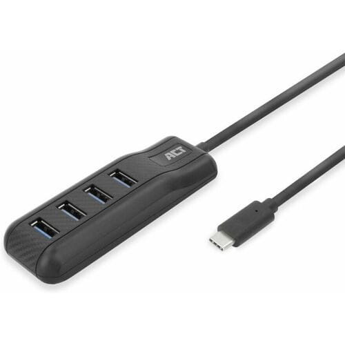 ACT USB-C hub 3.0, 4 poorts USB-A AC6420