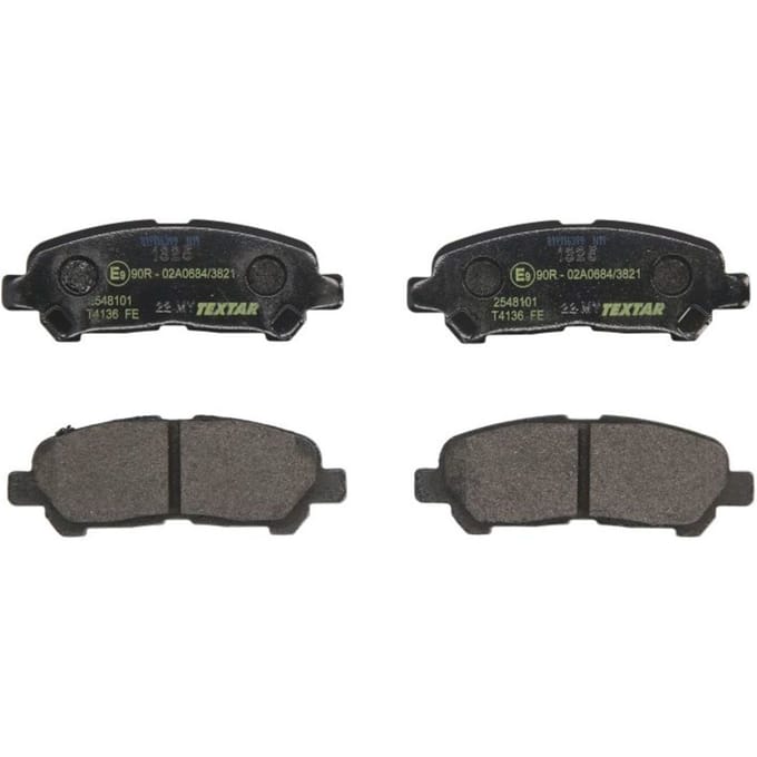 Remblokset TEXTAR 2548101, achter