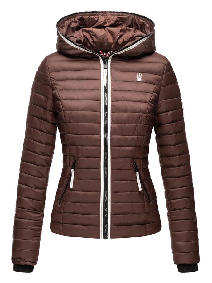 Navahoo Dames Gewatteerde Jas Kimuk Princess – Licht, Modern & Met Capuchon