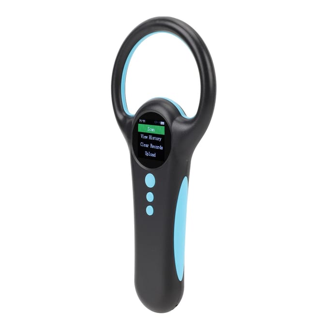 Huisdier Microchip Lezer 134.2K Dubbele Frequentie Chip Huisdier ID Scanner Oplaadbare Handheld Dier Tag black