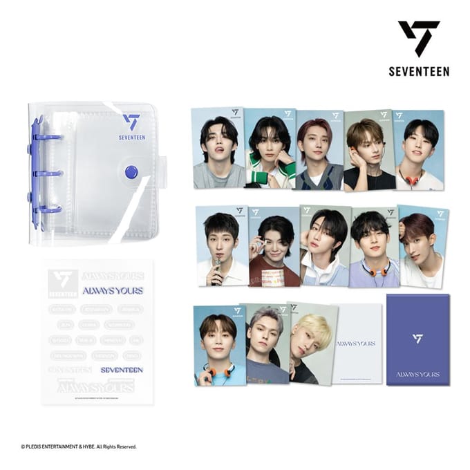 SEVENTEEN 3D Lenticulaire Mini Kaartenhouder Fotokaarten ALWAYS YOURS gray