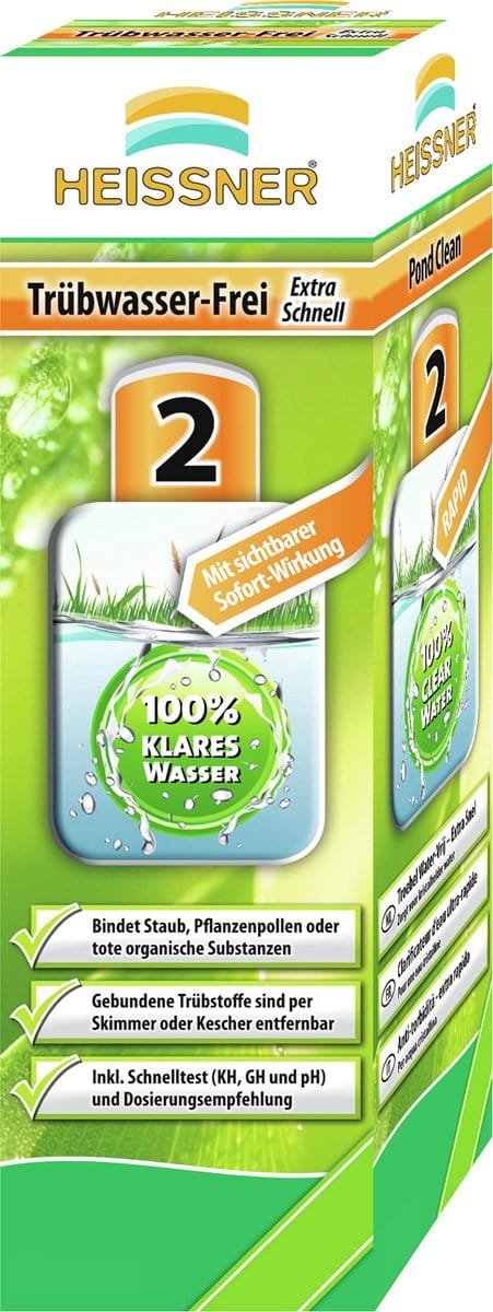 Heissner vijver troebelvrij water extra snel 250 ml