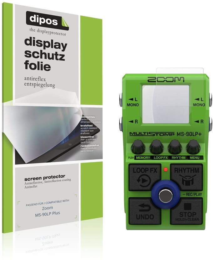dipos – 2x Matte Beschermfolie geschikt voor Zoom MS-90LP Plus | Krasbestendige & antireflecterende Screenprotector Ultra-Thin