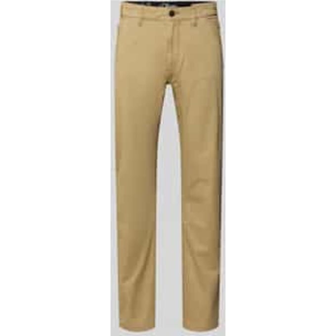 regular fit chino van katoenmix