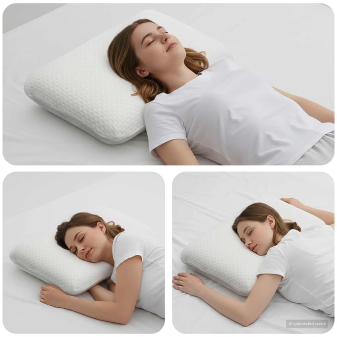 vidaXL - Slapen - kussen - 60 - x - 40 - x - 10 - cm - Traagschuim - Wit
