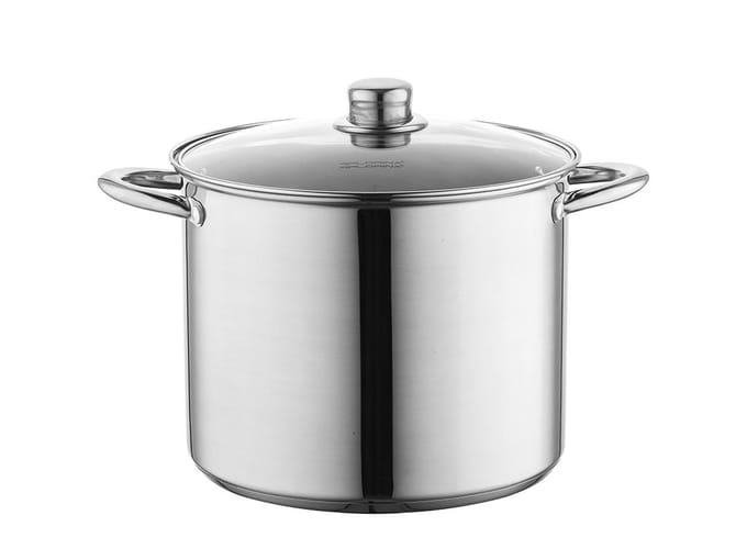 Florina Caro RVS Kookpan 3.2L - 18cm met Glazen Deksel