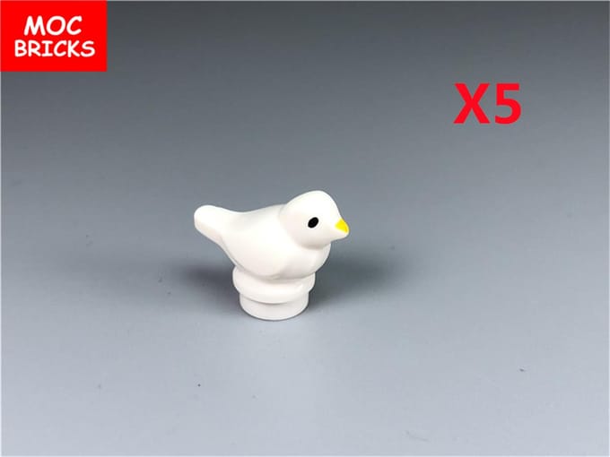 MIJN EIGEN CREATIE Blokken Dier Vogel Mus duif van vrede Ruw Monteert Deeltjes Stad Bouwstenen Uitbreidingen Speelgoed Plastic Speelgoed