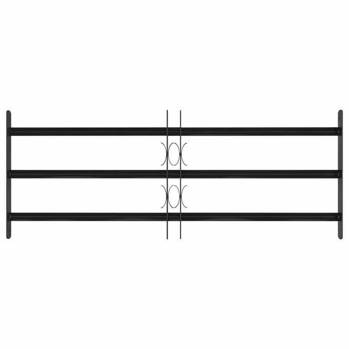 vidaXL - Raam - Beveiligings - Grille - 116 - x - 45 - cm - Gegalvaniseerd - staal